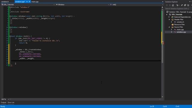 Making a Window - C++/SDL 2 Tutorials Ep. 2 смотреть онлайн