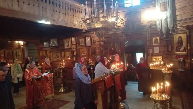 Перенесение мощей святителя и чудотворца Никола́я из Мир Ликийских в Бар. Всенощное бдение. смотреть онлайн