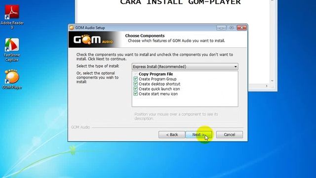 CARA INSTAL GOM PLAYER WINDOWS 7 смотреть онлайн