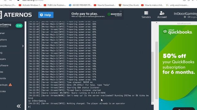 How to allow cheats in a Minecraft server| (Aternos)| 2022 смотреть онлайн