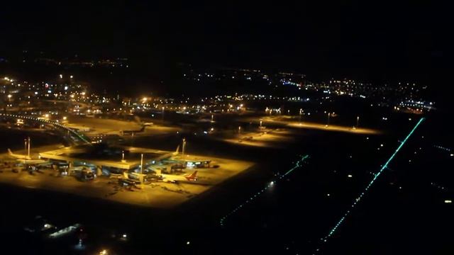 Вылет из ночного Рима (Night flight from Fiumicino airport (Rome)) смотреть онлайн