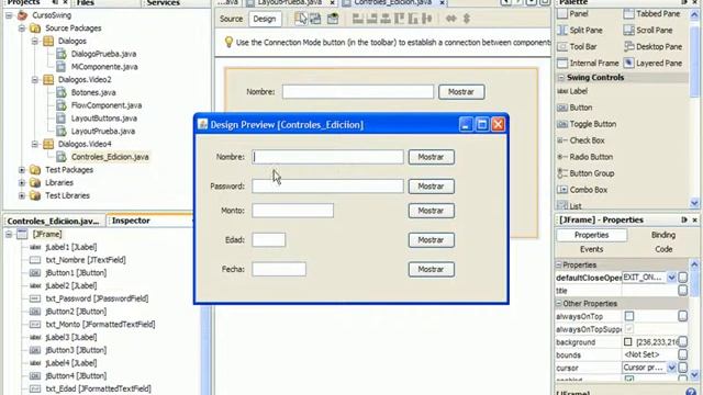 (DEMO) JAVA CON SWING AVANZADO Y REPORTES - VIDEO 04 смотреть онлайн