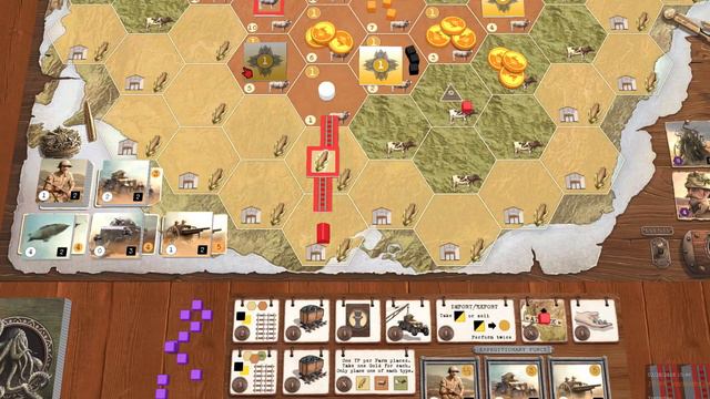 AuZtralia - How to Play Solo on Tabletopia Action Spaces смотреть онлайн