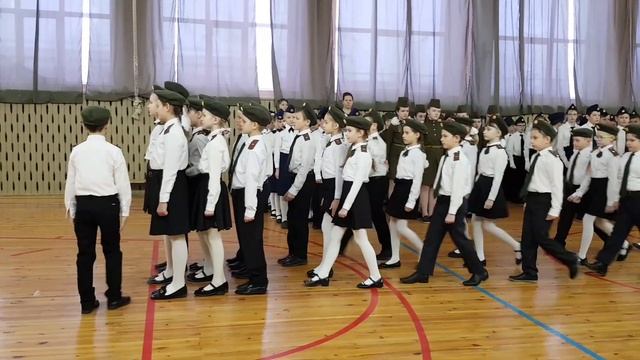 Смотр строя и песни 3 А класс. 2020 год. МБОУ "Павловский лицей имени В.А. Нарывского" смотреть онлайн