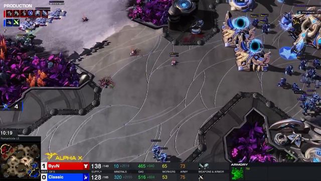 StarCraft 2 - BYUN vs CLASSIC! - Alpha Pro Series: Ultimate Showdown #10 (Mini Showdown) смотреть онлайн