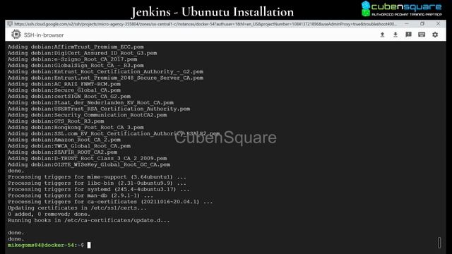 Jenkins Ubuntu Installation - CubenSquare смотреть онлайн