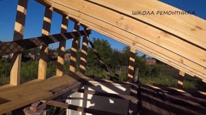 БЮДЖЕТНАЯ ОДНОСКАТНАЯ КРЫША своими руками за 10 часов! Делаю с черепицей Ондулин! Выглядит супер!