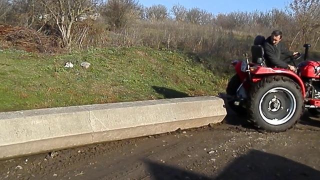 Мини трактор Тяговые испытания. смотреть онлайн