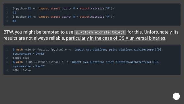 How do I determine if my python shell is executing in 32bit or 64bit? смотреть онлайн