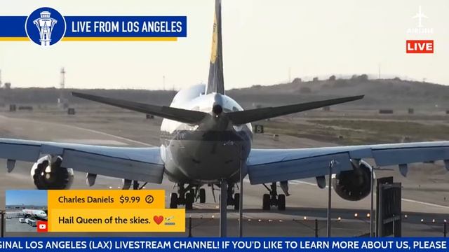 LIVE DAY, SUNSET & NIGHTTIME Plane Spotting At Los Angeles International Airport (LAX)