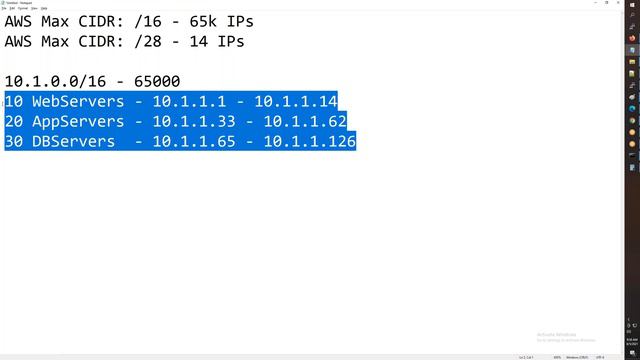 02 AWS IPAddressing Subnets Datacenter смотреть онлайн