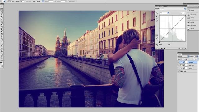 How to create a Stunning Instagram Nashville Filter Effect in Photoshop Tutorial смотреть онлайн