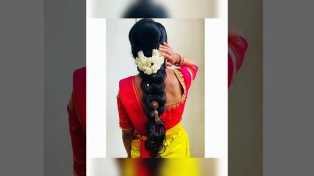 Gorgeous and simple south Indian reception hairstyles || Best Hairdo ideas for big occasions смотреть онлайн