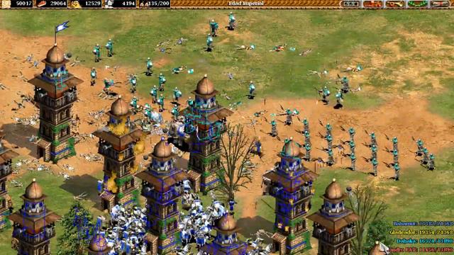 Age Of Empires 2 Conqueros - Partida clásica (2vs2) смотреть онлайн