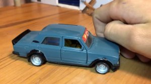 Тюнинг масштабной модели ВАЗ 2107 Welly