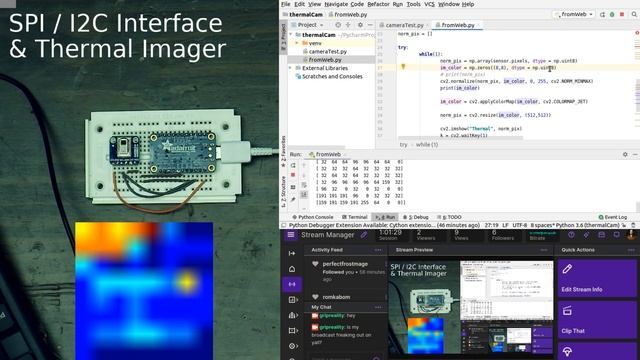 FT232H & AMG88xx Working Code Review смотреть онлайн