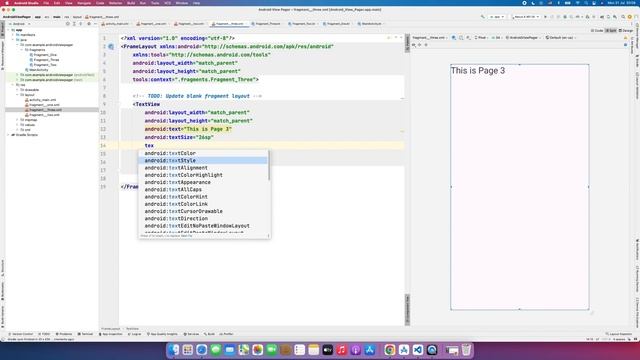 ViewPager in Android Using Kotlin смотреть онлайн