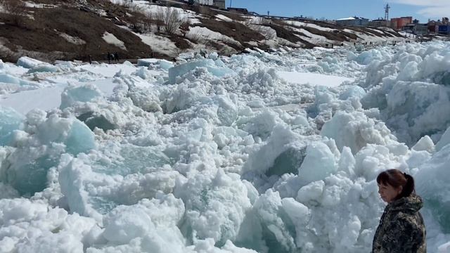 Ледоход на Енисее