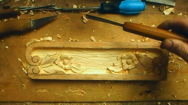 Глухая резьба по дереву.Резьба по дереву для начинающих. смотреть онлайн