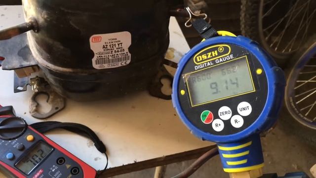 Компрессор AZ121YT частичная потеря производительности. смотреть онлайн