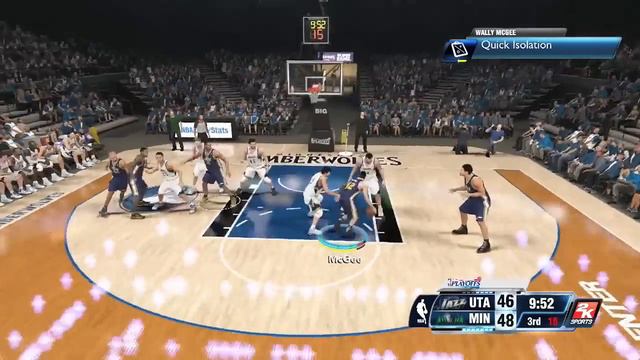 NBA 2K14 (PS4) Wally McGee MyCareer - EP44 (West Conf. Semis Game 1 vs Timberwolves) смотреть онлайн