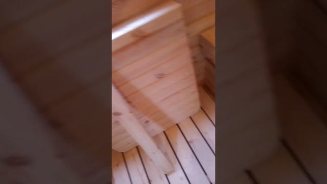 Бочка (квадро) 4м на 2,2 в диаметре, печь сбоку смотреть онлайн