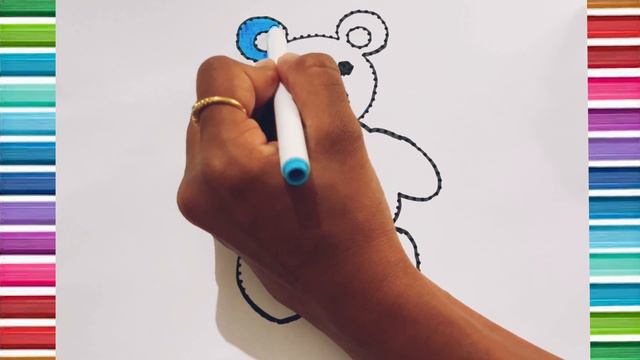 How to draw a teddy bear 🧸❤️ Teddy смотреть онлайн