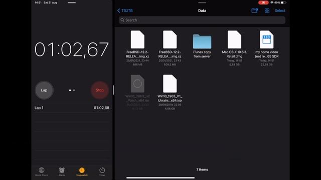 Thunderbolt performance on Apple iPad Pro with M1 CPU смотреть онлайн