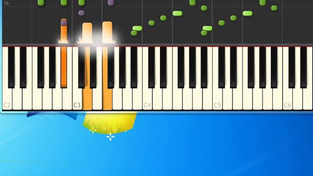 Rod Temperton Rock With You [Piano tutorial by Synthesia] смотреть онлайн