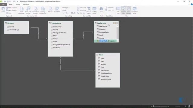 Creating a Hierarchy in Power Pivot смотреть онлайн