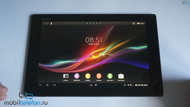 Подкаст от Некита.Sony Xperia Tablet Z