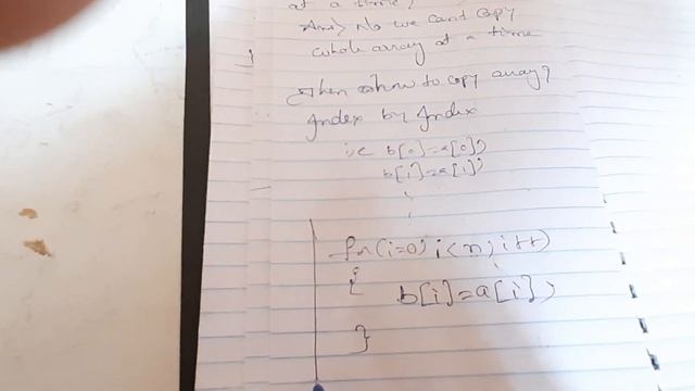Program to copy one array to another array смотреть онлайн