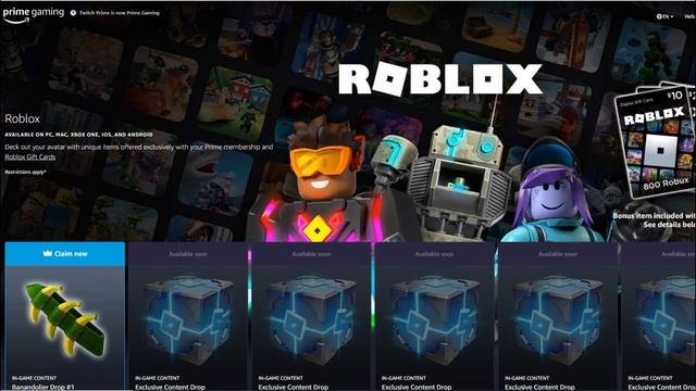 New FREE Roblox items! Roblox Amazon Prime Event! (FREE ITEMS & MORE) смотреть онлайн