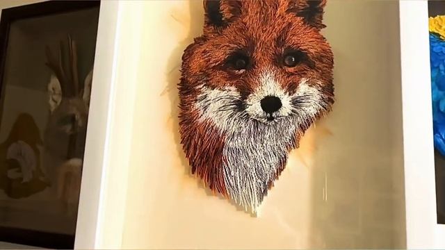 Лиса. Портрет. Картина в технике Quilling смотреть онлайн
