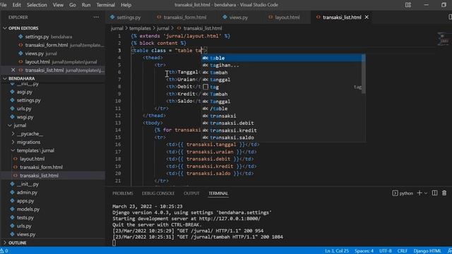 Part 4 Pengaturan dan Memperindah Tampilan (Python Django HTML CSS Bootstrap) смотреть онлайн