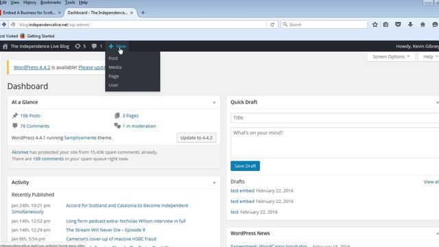 Embedding Livestream.com events in WordPress.org смотреть онлайн