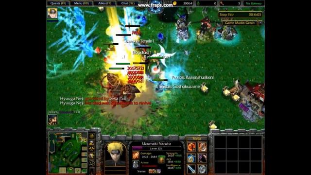 Warcraft 3-Naruto Ultimate Konoha Defense смотреть онлайн