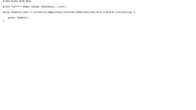 Code Review: Perl script to match case law references смотреть онлайн