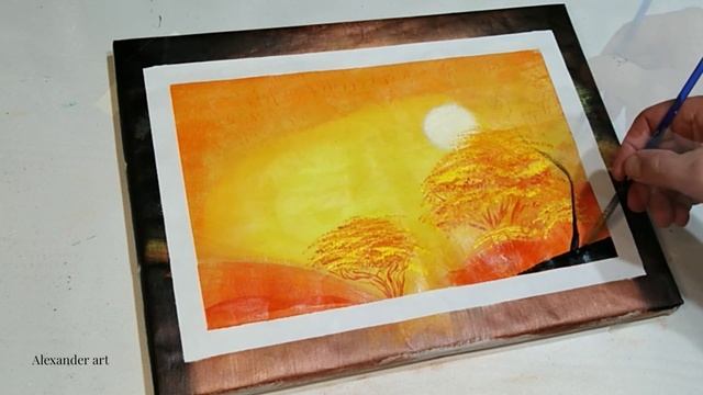 Акриловая живопись для начинающих | Лёгкое пособие по рисованию смотреть онлайн