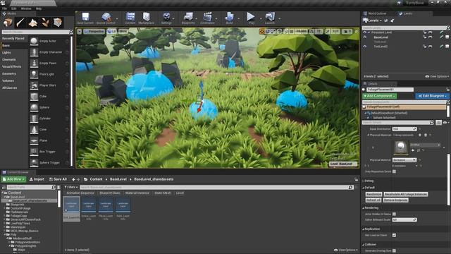 Universal Clustering System - Procedural Foliage Spawners - Unreal Engine 4 смотреть онлайн
