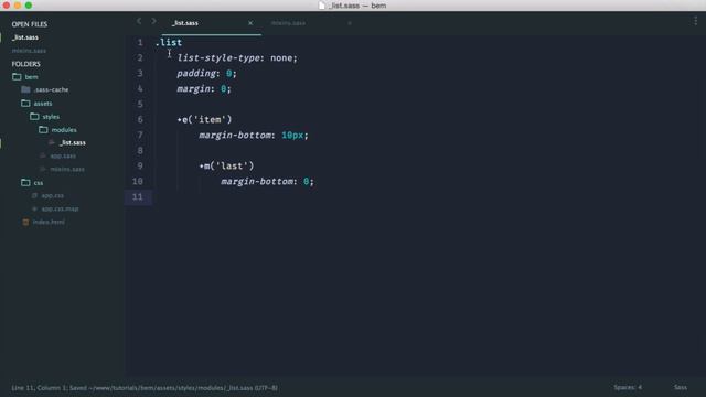 6 Readability with the Sass syntax смотреть онлайн