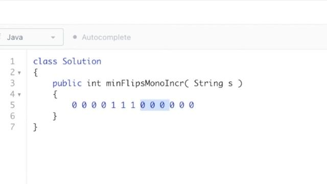 WALKTHROUGH - LeetCode 926. Flip String to Monotone Increasing смотреть онлайн