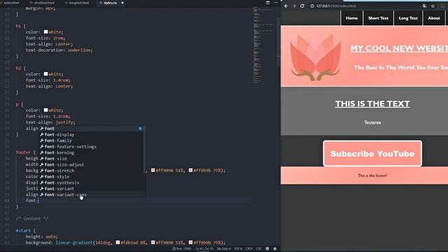 [CSS] Sticky Footer FIXED at BOTTOM | CSS Web Design Tutorial смотреть онлайн