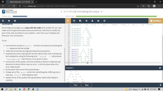 Programming Essentials in Python English Module 2 ( Arrow ) смотреть онлайн