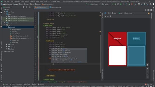 CardView UI Design | Dashboard Design | Android Studio смотреть онлайн