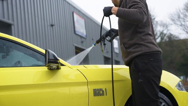 BRAND NEW Mustang MACH 1 - Exterior Detail & SNOWFOAM Wash! (ASMR)