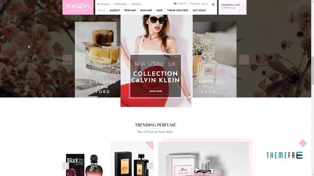 Perfomy - Perfume and Jewelry WooCommerce WordPress Theme Rolf смотреть онлайн