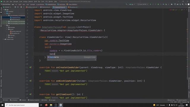 Cómo crear un RecyclerView en Android Studio con Kotlin Incluyo código del ejemplo смотреть онлайн
