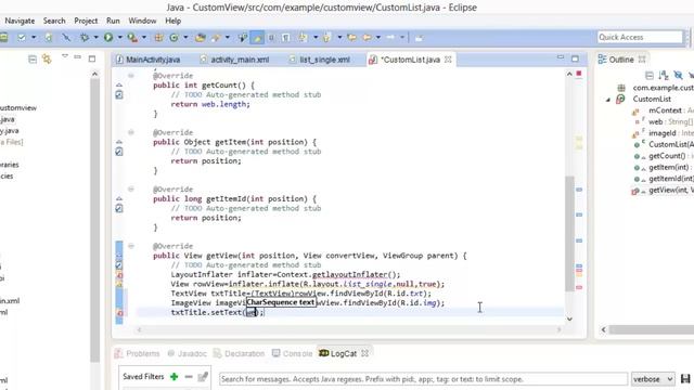 Custom View In Android смотреть онлайн