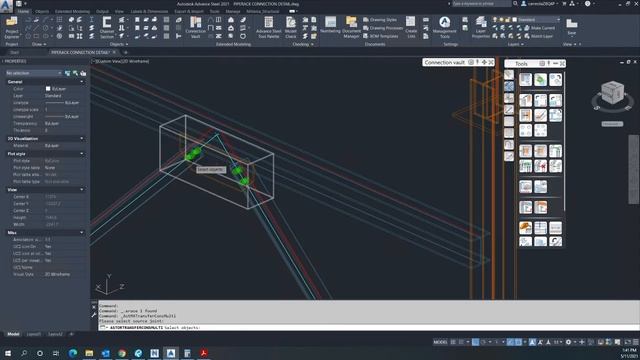 How to use Advance Steel create by Template Single and Multiple смотреть онлайн